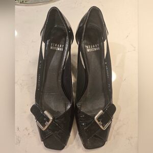 Stuart Weitzman Black Patent Heels